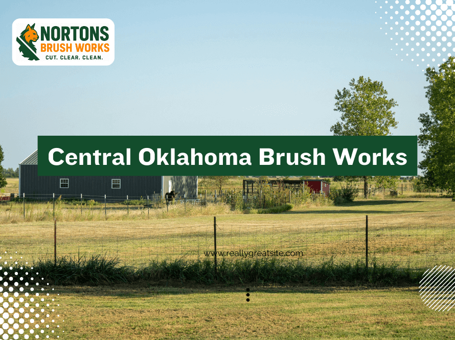 Professional land clearing and brush management services improving property usability and value in Central Oklahoma
